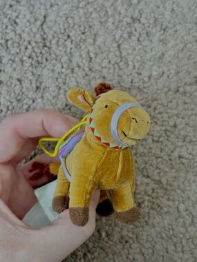 Hallmark Feliz Navidad Donkey Burrow Plush Ornament Charm Mexico Hispanic Cute